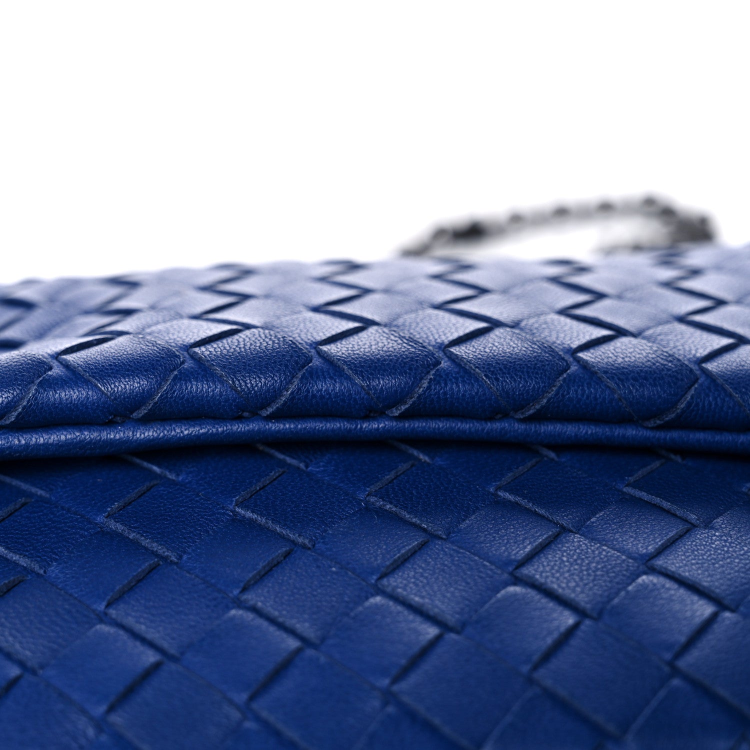 Bottega Veneta Nappa Intrecciato Small Chain Crossbody Cobalt 13 of 13