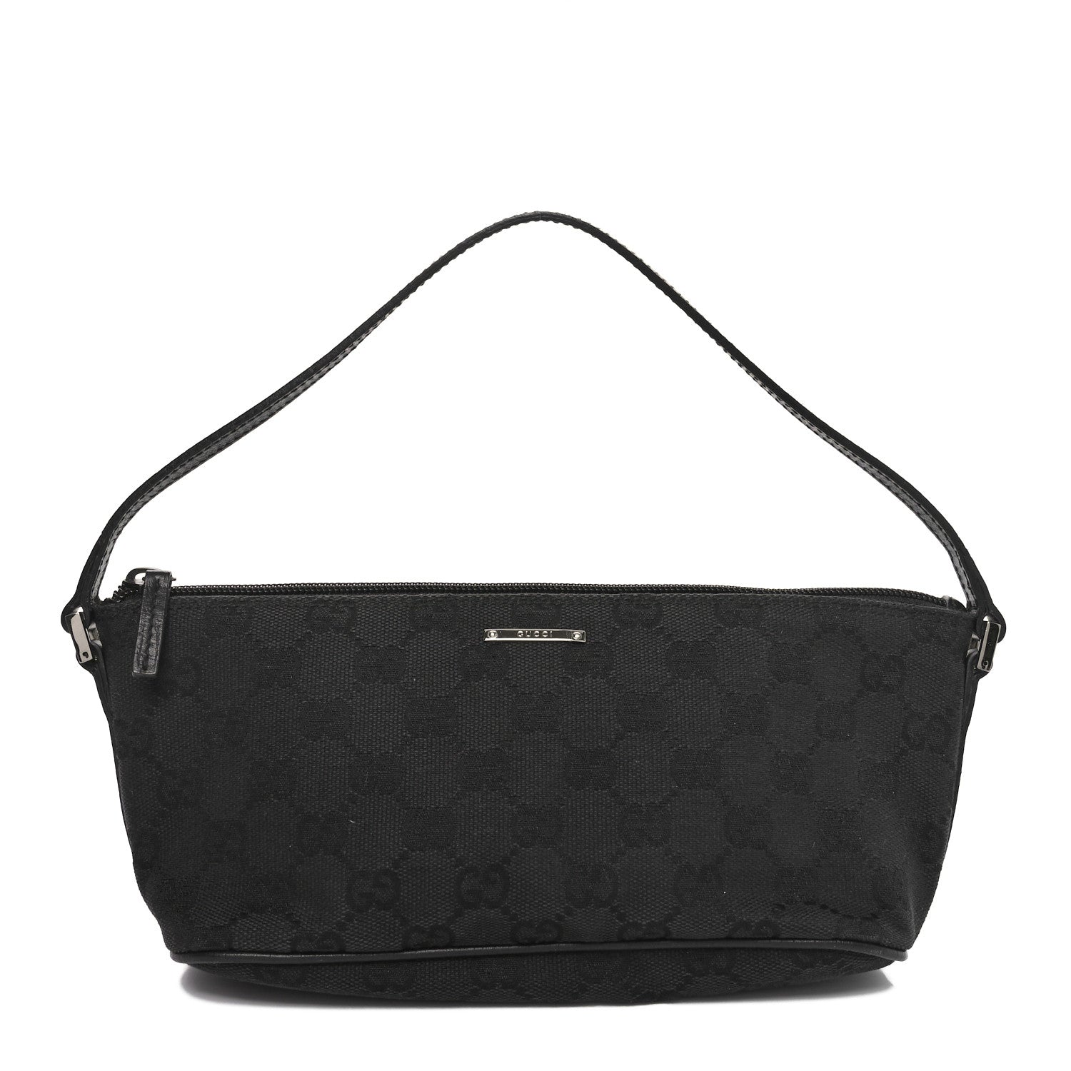 Gucci Monogram Boat Pochette Black 1 of 10