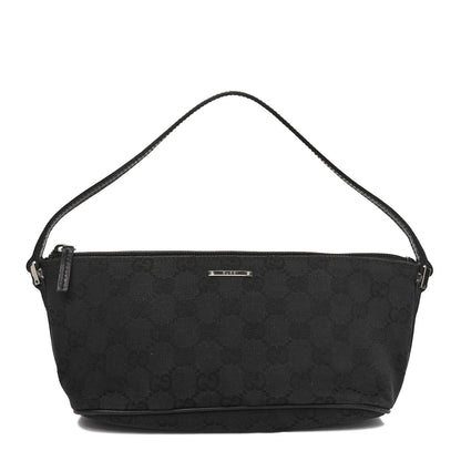 Gucci Monogram Boat Pochette Black 1 of 10