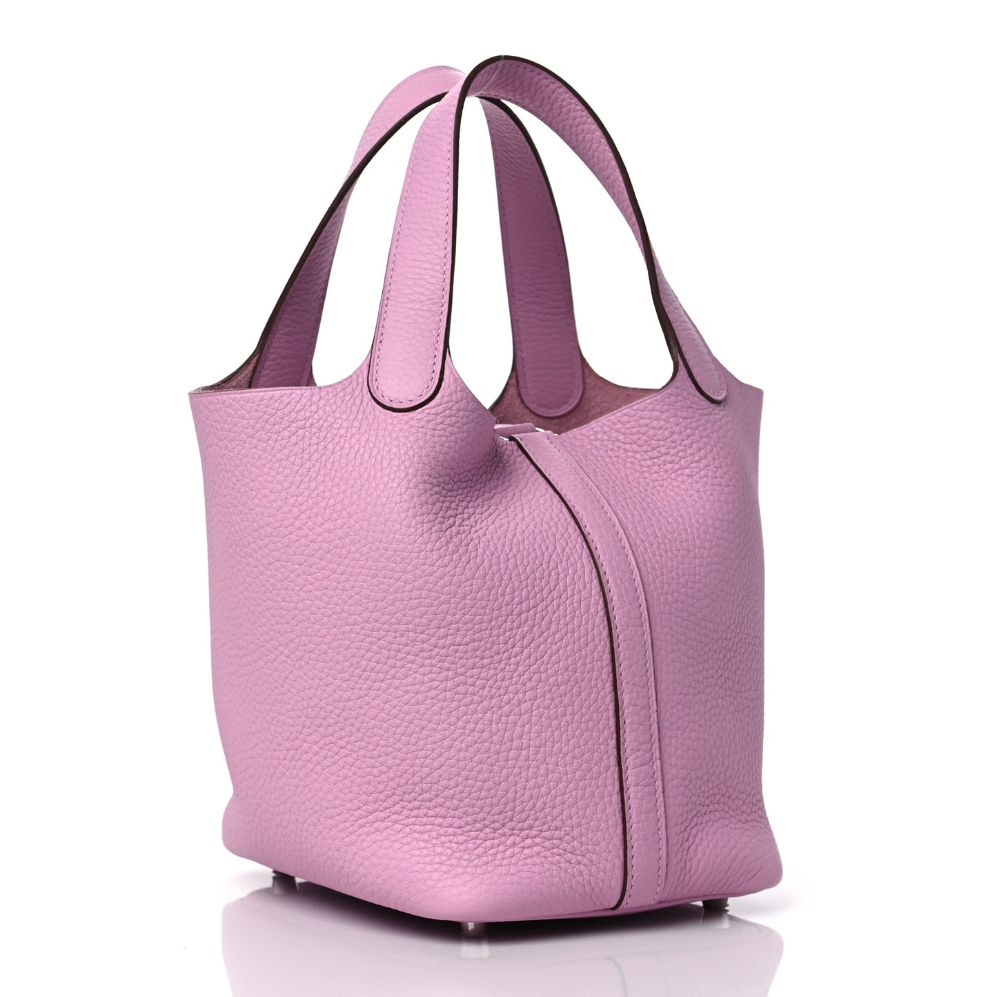 Taurillon Clemence Picotin Lock 18 PM Mauve Sylvestre