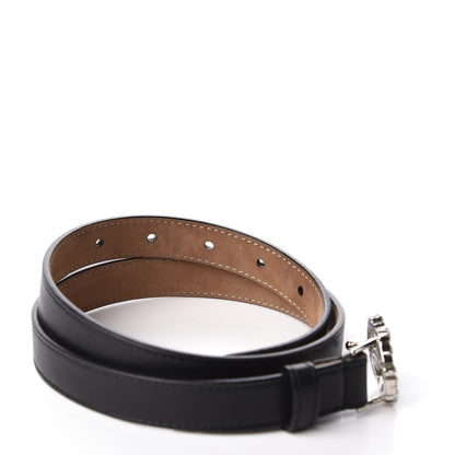 Gucci Calfskin Crystal Interlocking G Belt 65 26 Black 5 of 6
