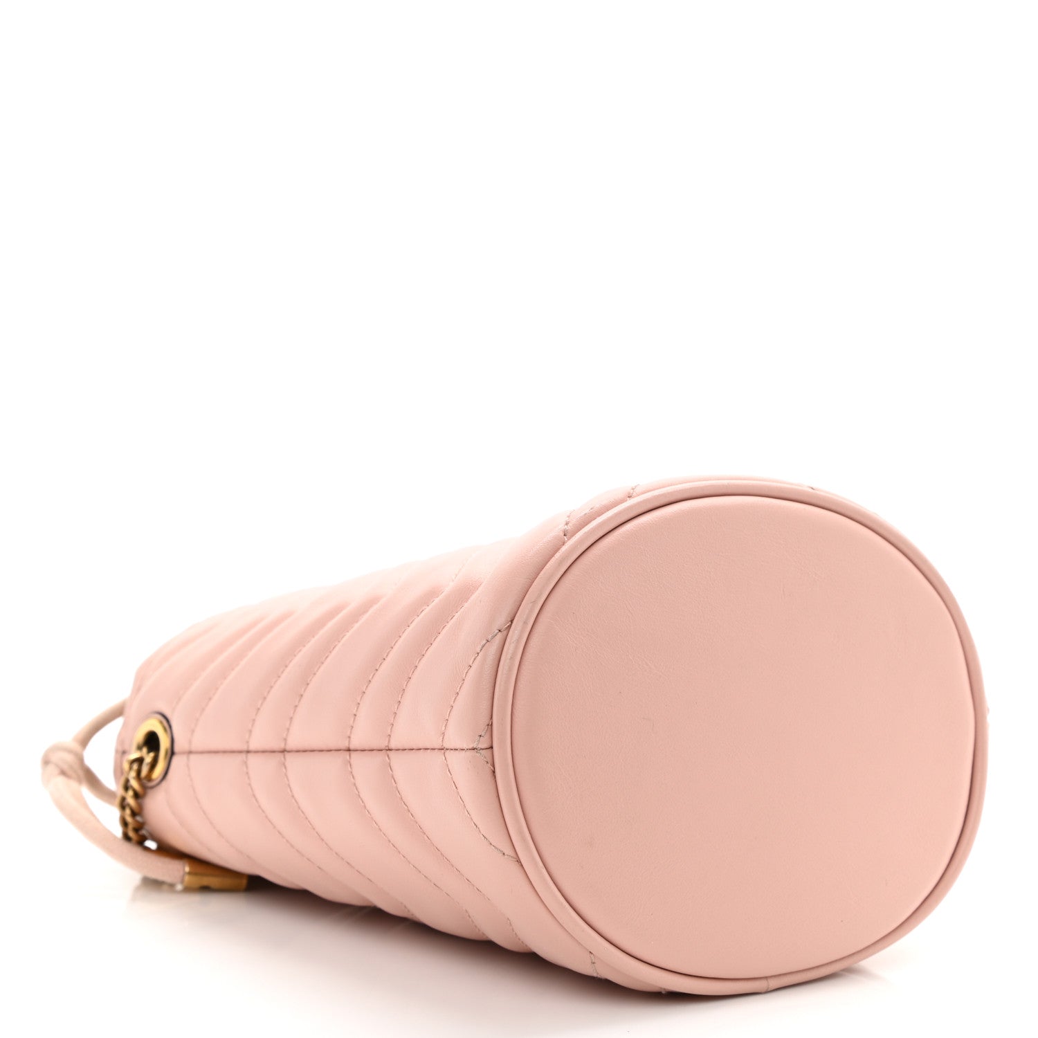 Gucci Calfskin Matelasse Mini GG Marmont 2.0 Bucket Bag Perfect Pink 4 of 8