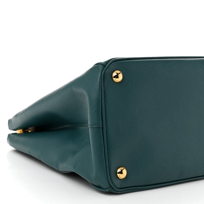 Prada Saffiano Lux Galleria Front Pocket Tote Ottanio Cobalto 9 of 12