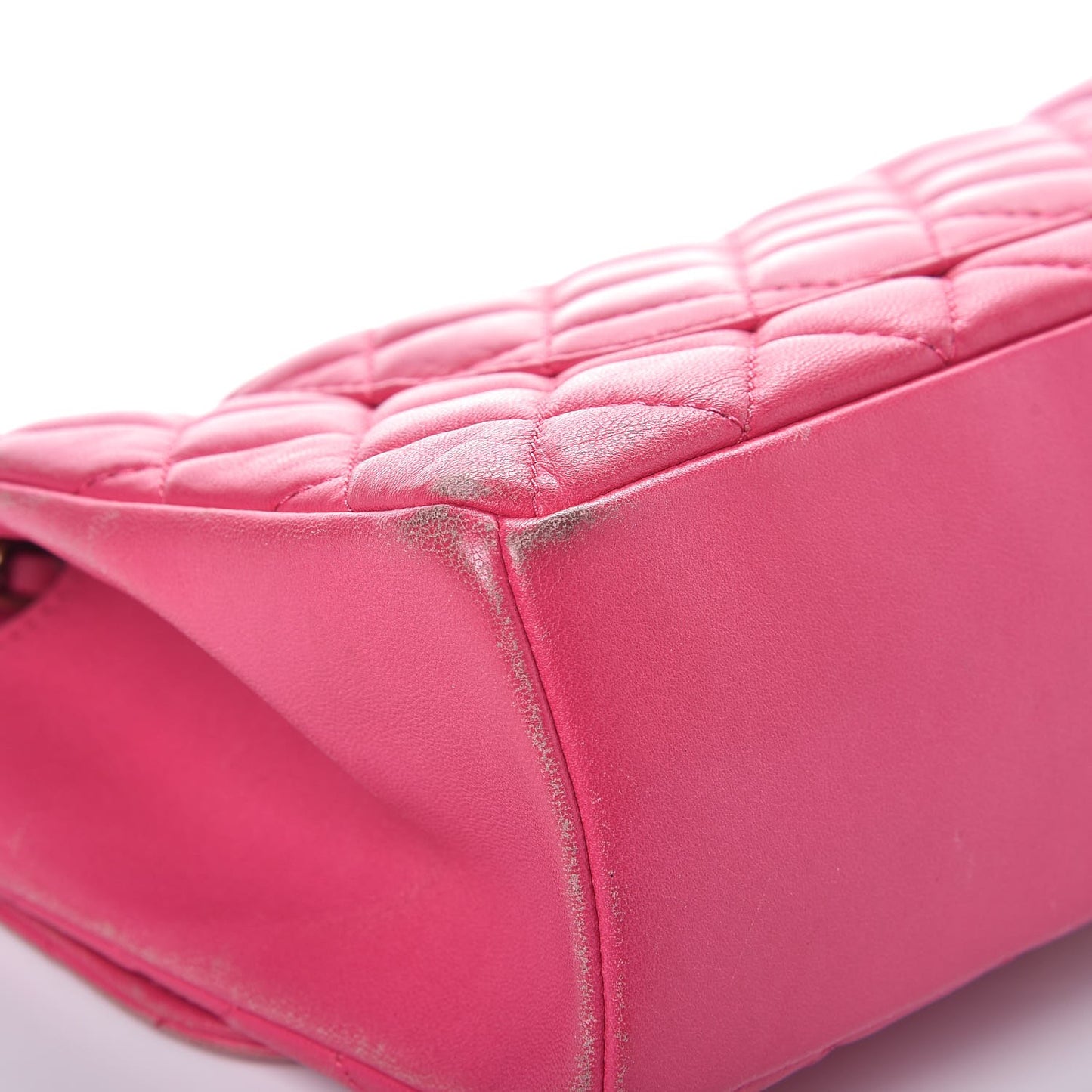 Lambskin Quilted Medium Mademoiselle Chic Flap Pink