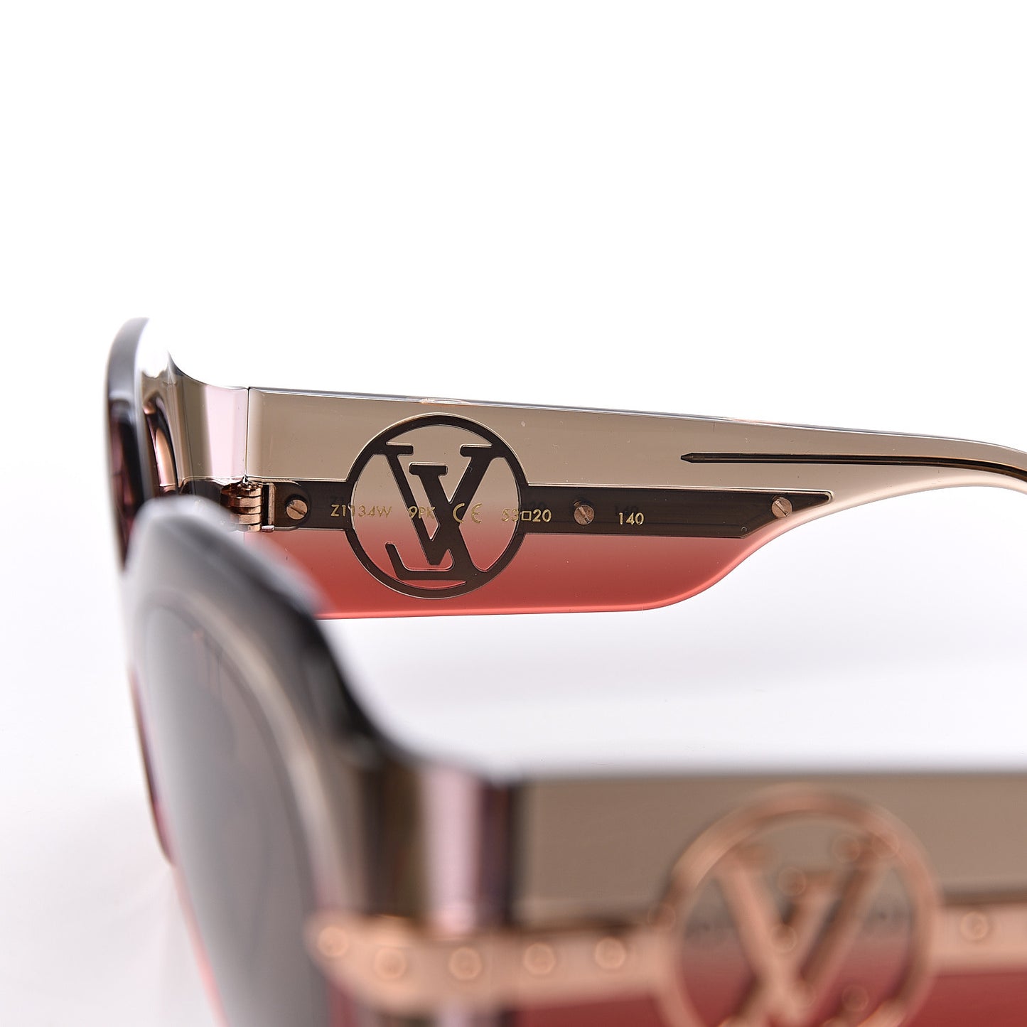 Acetate Paris Texas Sunglasses Z1134W Pink