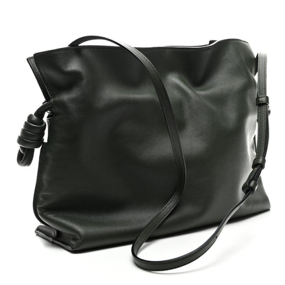 Loewe Nappa Calfskin Medium Flamenco Knot Clutch Avocado Green 3 of 9