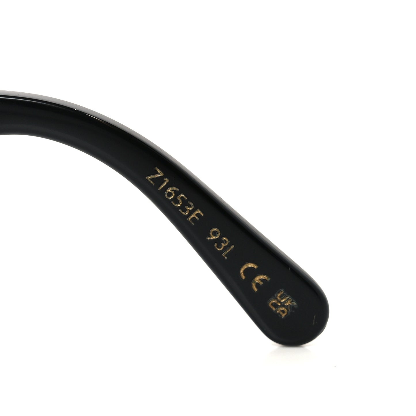 Acetate LV Moon Rectangle Sunglasses Z1653E Black