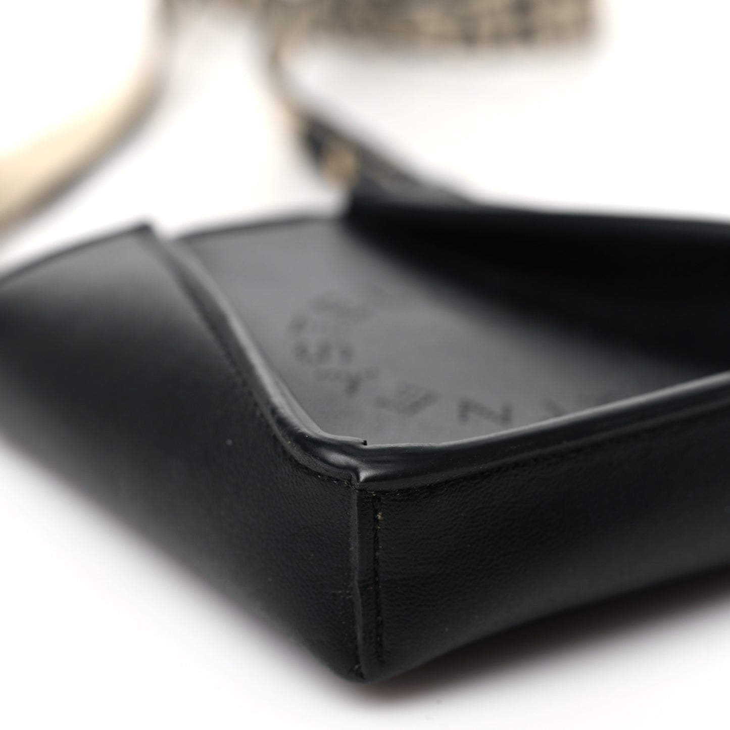 Eco Alter Nappa Perforated Logo Micro Crossbody Black