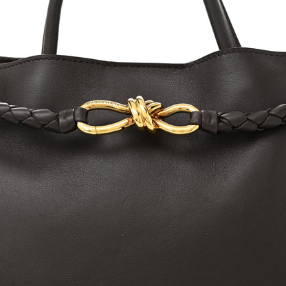 Bottega Veneta Silky Calfskin Medium Andiamo Shoulder Bag Fondant 7 of 9