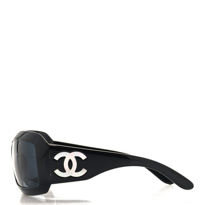 Chanel Mother of Pearl CC Sunglasses 5076-H Black 3 of 7