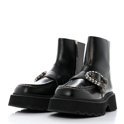 Gucci Cordovan Lux Dionysus Hunder Boots 38 Black 3 of 9