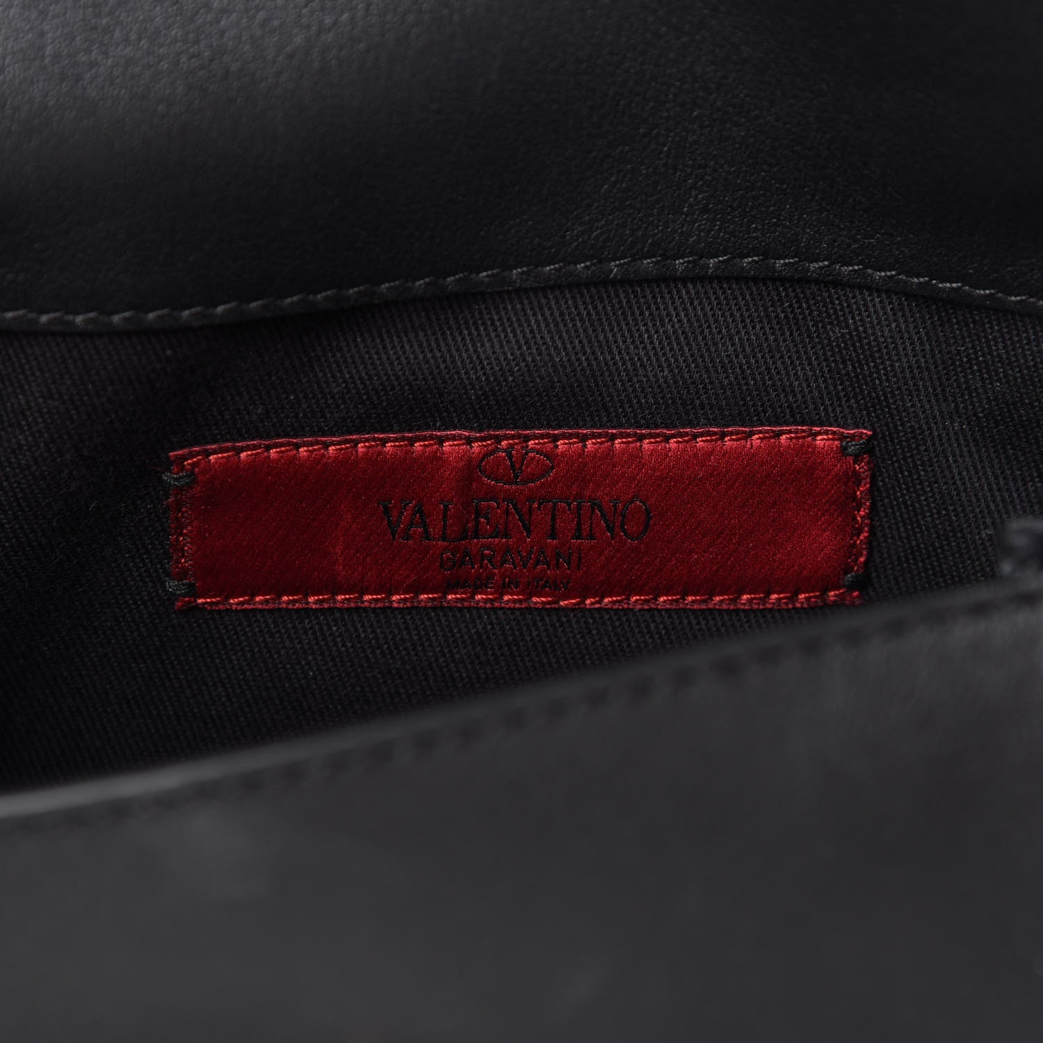 Valentino Garavani Calfskin Rockstud Belt Bag Black 8 of 11