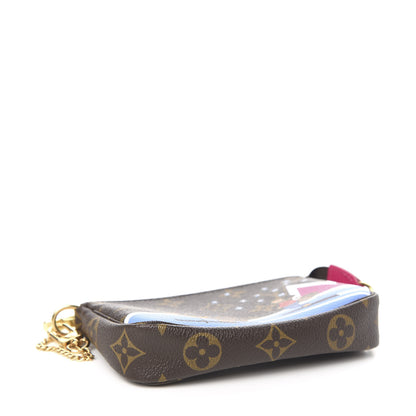 Louis Vuitton Monogram 2018 Christmas Animation Mini Bears Pochette Accessories 3 of 6