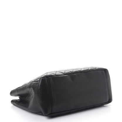 Chanel Caviar Quilted Grand Shopping Tote GST Black 4 of 11