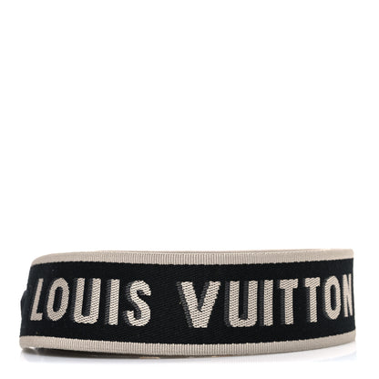 Louis Vuitton Jacquard Diane Shoulder Strap Black Ivory 2 of 3