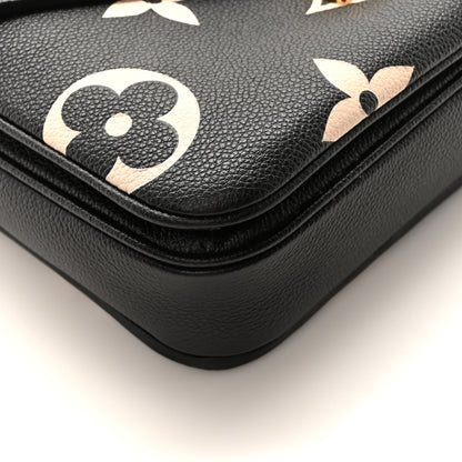 Louis Vuitton Empreinte Monogram Giant Pochette Metis Black Beige 8 of 9