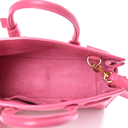 Saint Laurent Calfskin Nano Sac De Jour Rose Clair 4 of 26