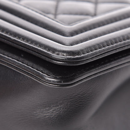 Chanel Calfskin Quilted Medium Boy Flap Black 7 of 18