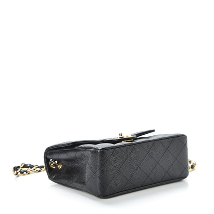 Chanel Caviar Quilted Mini Square Flap Black 4 of 9