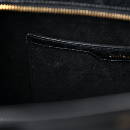 Mulberry Crocodile Embossed Calfskin Small Zipped Bayswater Black 10 of 12