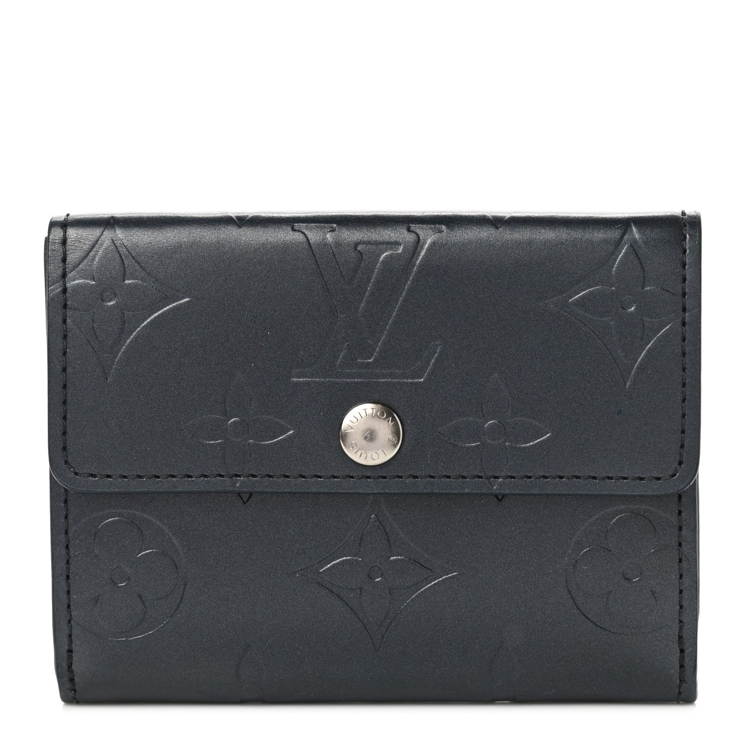 Louis Vuitton Mat Monogram Ludlow Wallet Blue 1 of 7