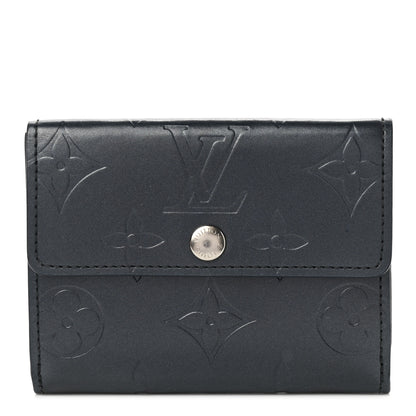 Louis Vuitton Mat Monogram Ludlow Wallet Blue 1 of 7