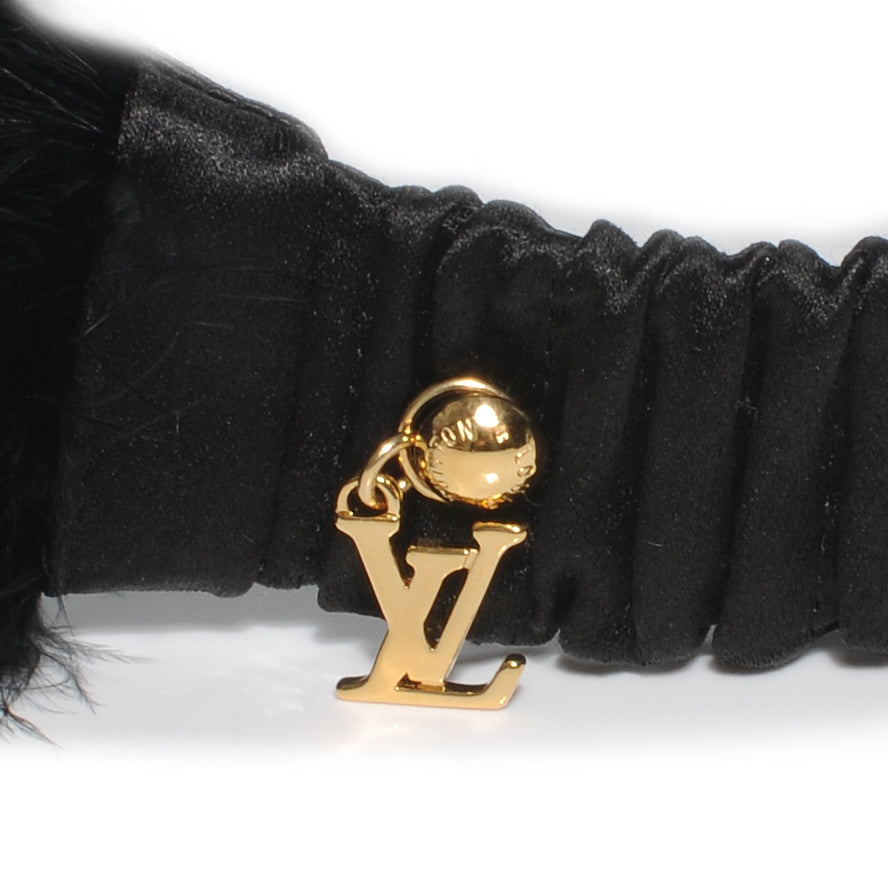 Fetish Feather Headband Black