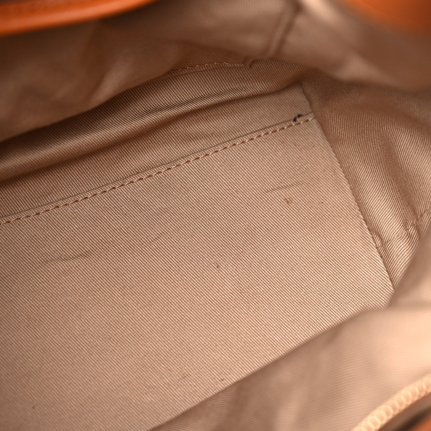 MCM Visetos Small Soft Berlin Drawstring Bucket Bag Cognac 11 of 11