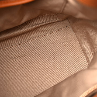 MCM Visetos Small Soft Berlin Drawstring Bucket Bag Cognac 11 of 11