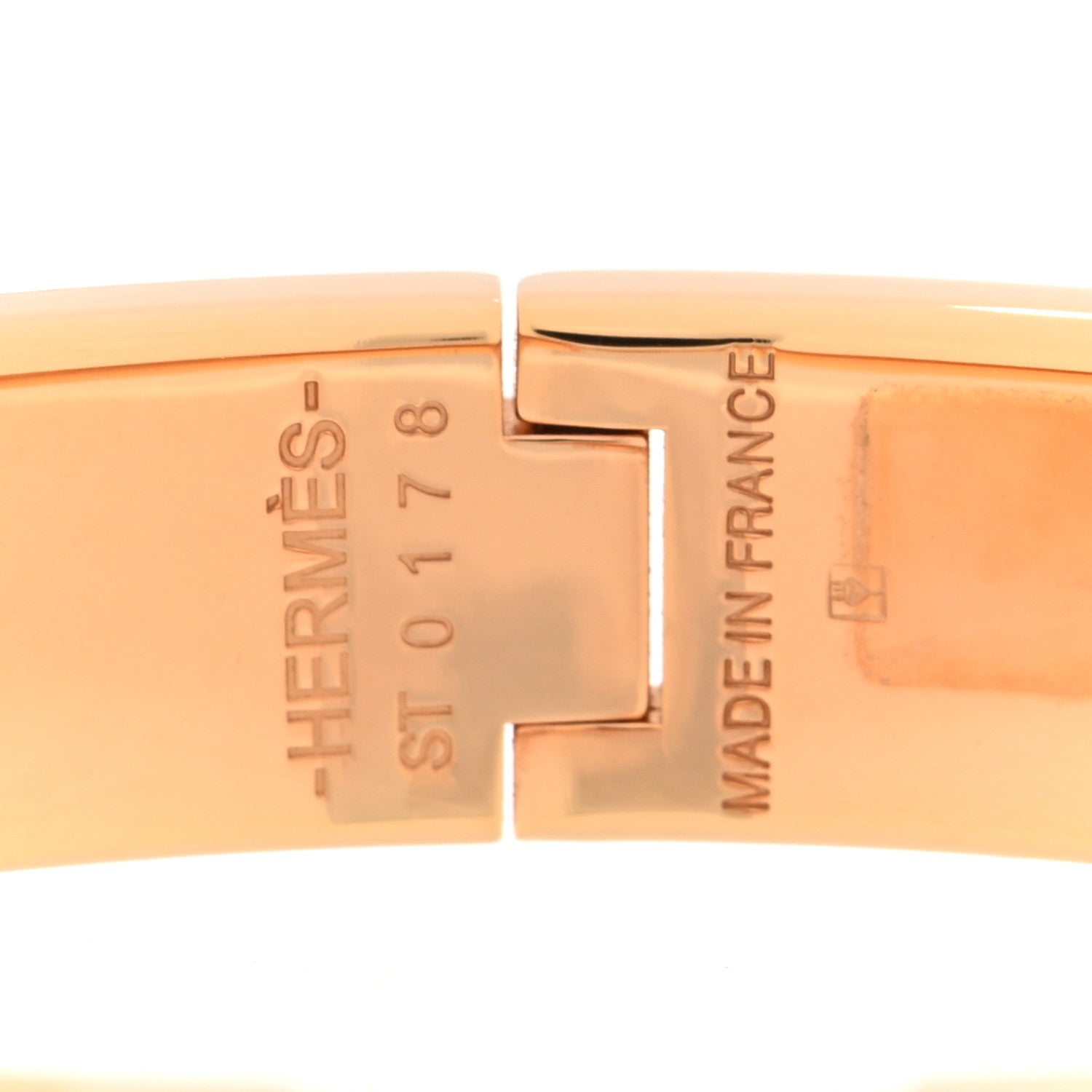 Hermes Enamel Narrow Clic Clac H Bracelet PM Mint 4 of 5
