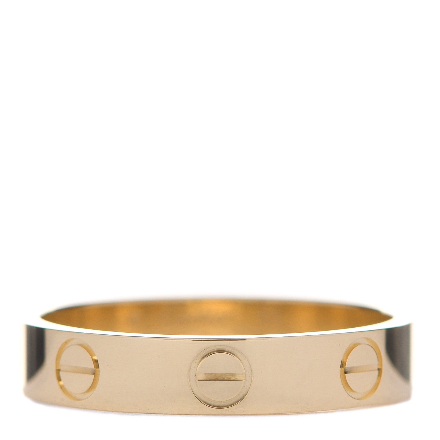 Cartier 18K Yellow Gold 3.5mm LOVE Wedding Band Ring 52 6 1 of 5