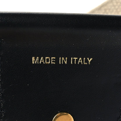 Christian Dior Canvas Embroidered Shoulder Strap Black 4 of 4