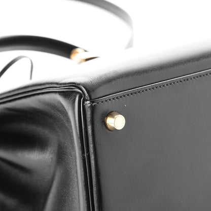 Hermes Box Kelly Retourne 32 Black 30 of 35