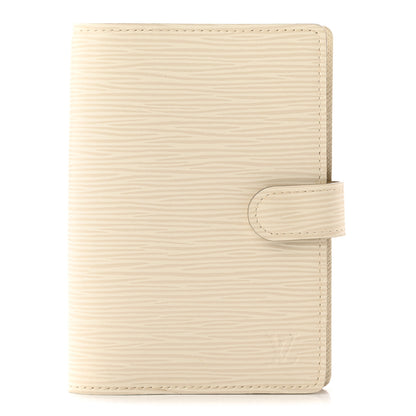 Louis Vuitton Epi Small Ring Agenda Cover Ivory 1 of 12