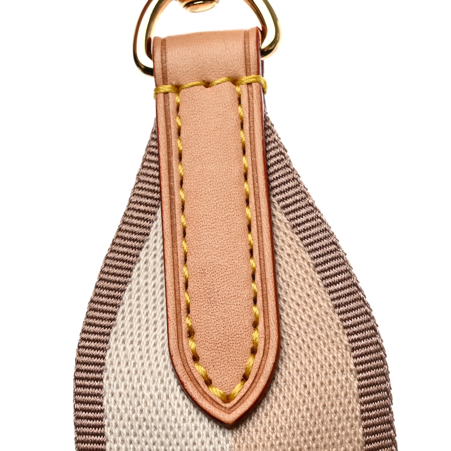 Jacquard Neverfull BB Shoulder Strap Beige Brown