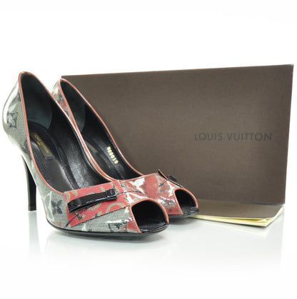 Louis Vuitton Monogram Richard Prince Flash Pulp Heels 37 4 of 8