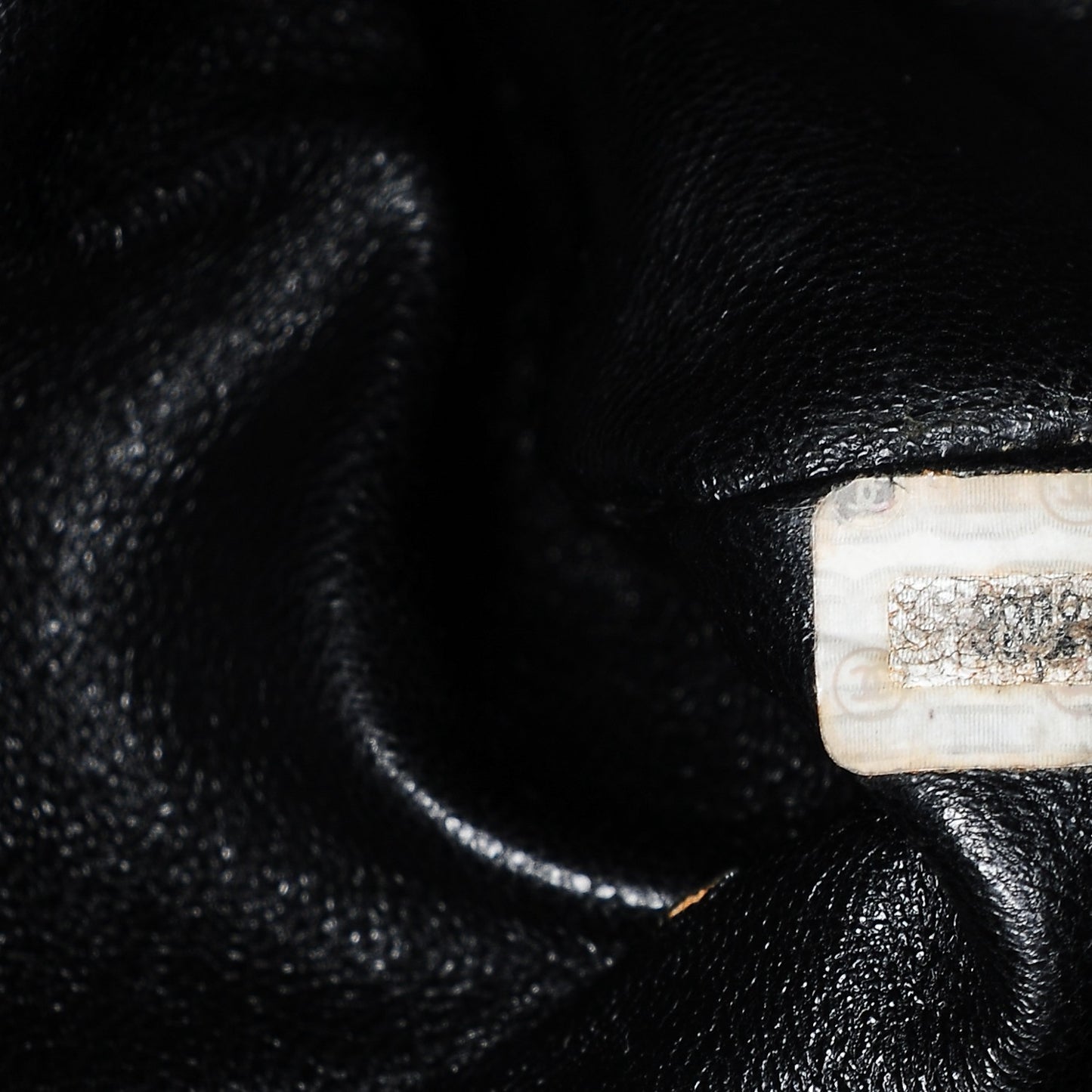 Lambskin Jumbo Shoulder Bag Black