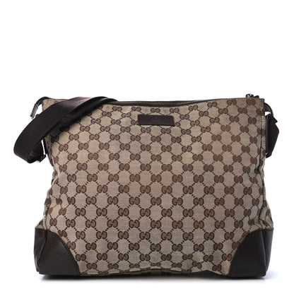 Gucci Monogram Messenger Bag Ebony 1 of 5