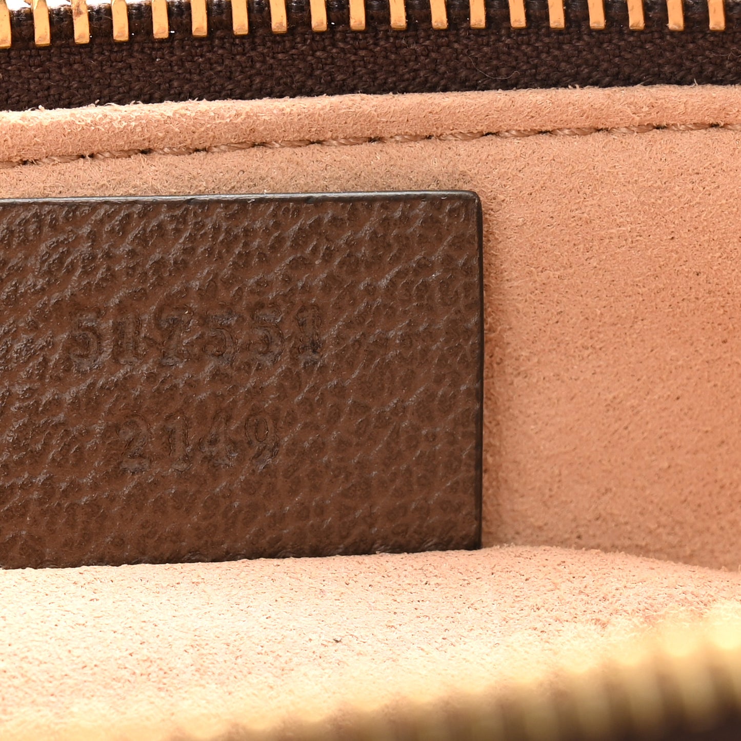 GG Supreme Monogram Large Ophidia Pouch Clutch Brown