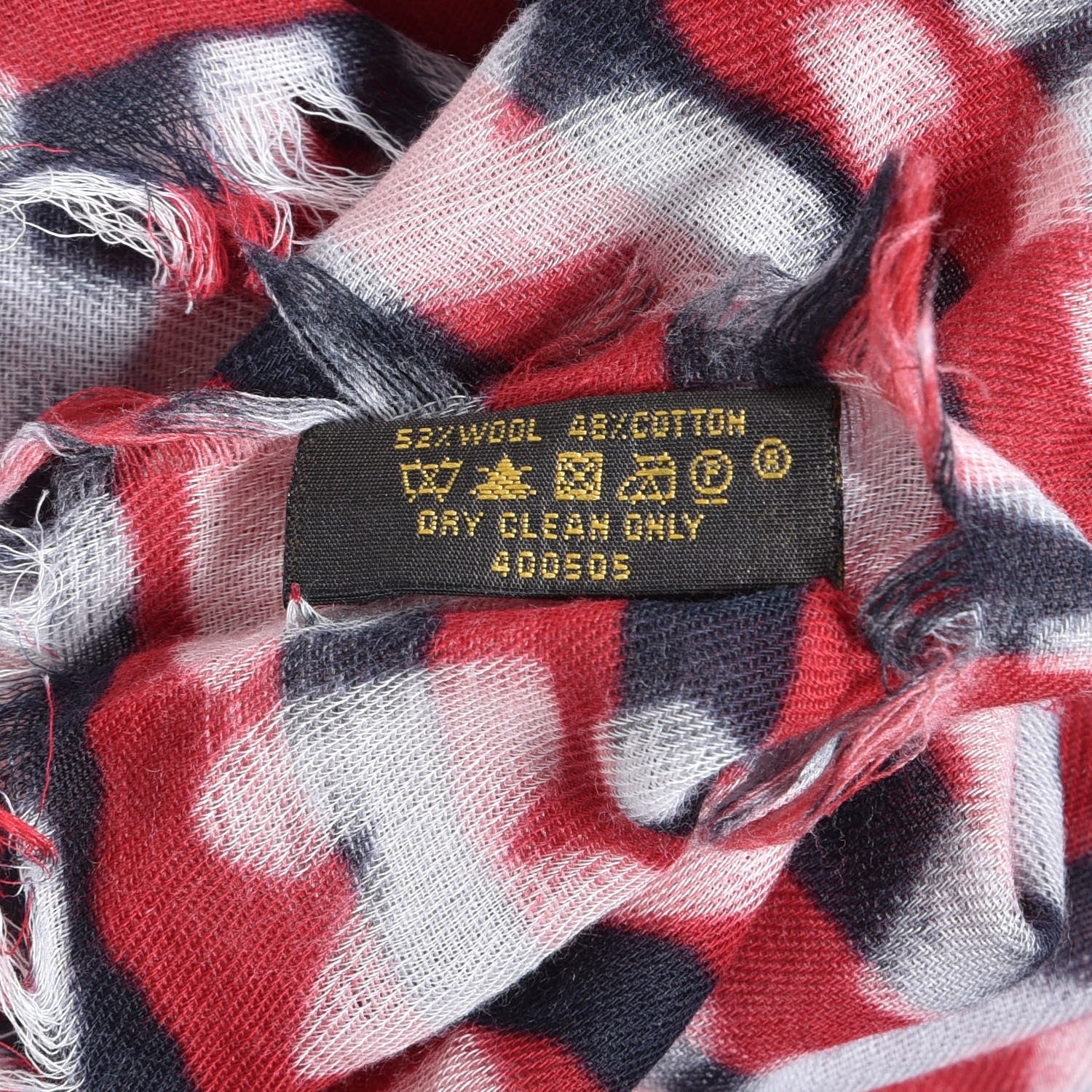 Louis Vuitton Graffiti Striped Scarf 5 of 5