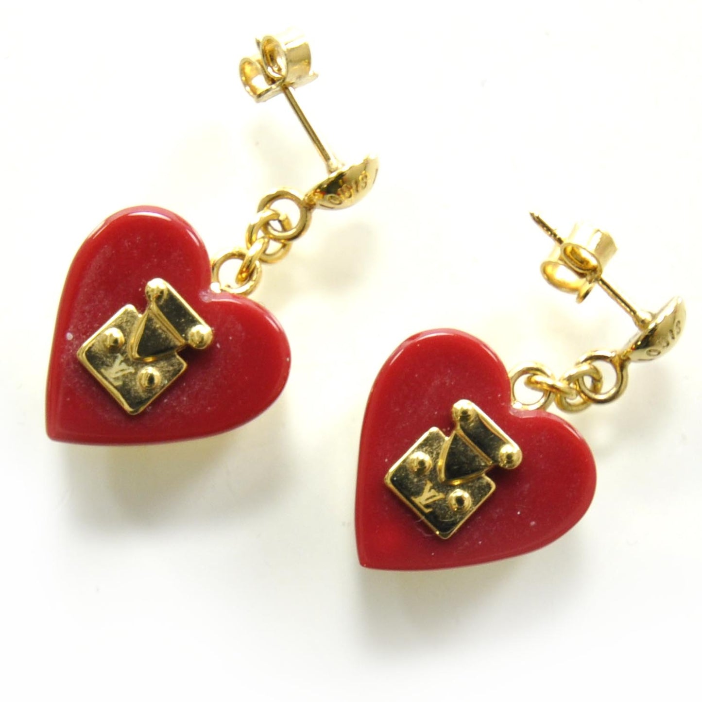 Lock Me Heart Earrings Pomme D'Amour
