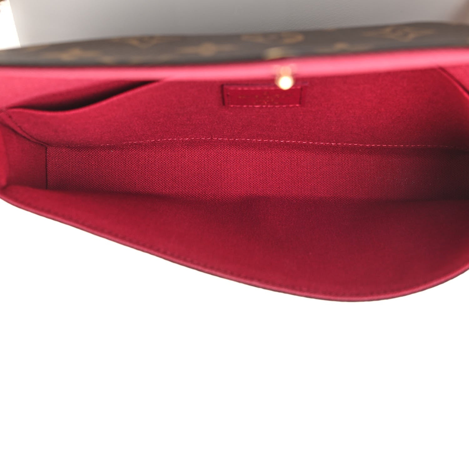Louis Vuitton Monogram Pochette Felicie Chain Wallet Fuchsia 6 of 11
