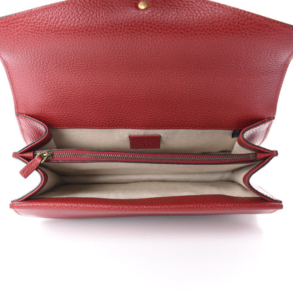 Gucci Dollar Calfskin Swarovski Crystal Small Dionysus Shoulder Bag Hibiscus Red 5 of 11