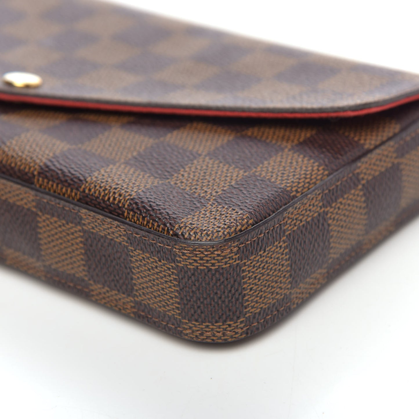 Damier Ebene Pochette Felicie Chain Wallet