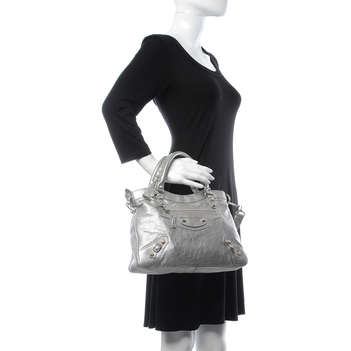 Metallic Agneau Giant 12 Silver Hardware Town Gris Aluminum