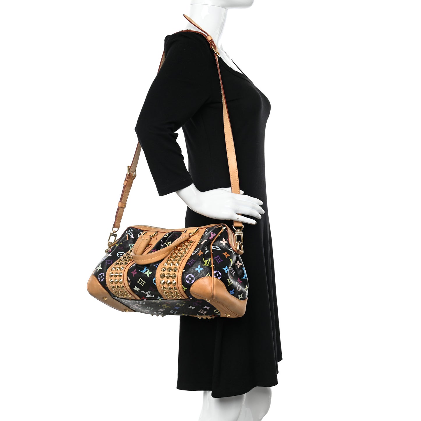 Monogram Multicolor Courtney MM Black