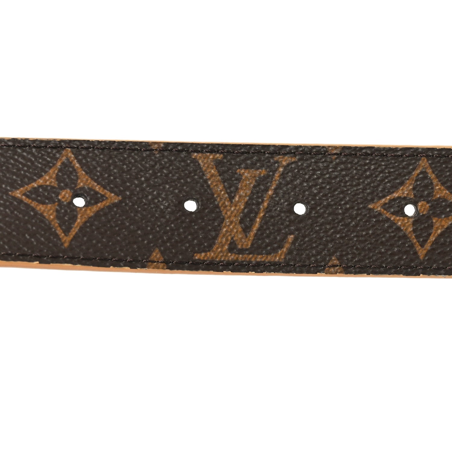 Louis Vuitton Monogram Calfskin 30mm LV Initiales Reversible Belt 80 32 Arizona 3 of 7
