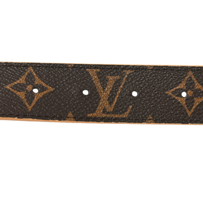 Louis Vuitton Monogram Calfskin 30mm LV Initiales Reversible Belt 80 32 Arizona 3 of 7