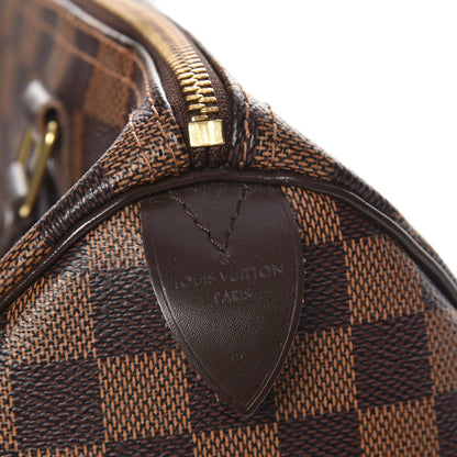 Louis Vuitton Damier Ebene Speedy 30 5 of 9