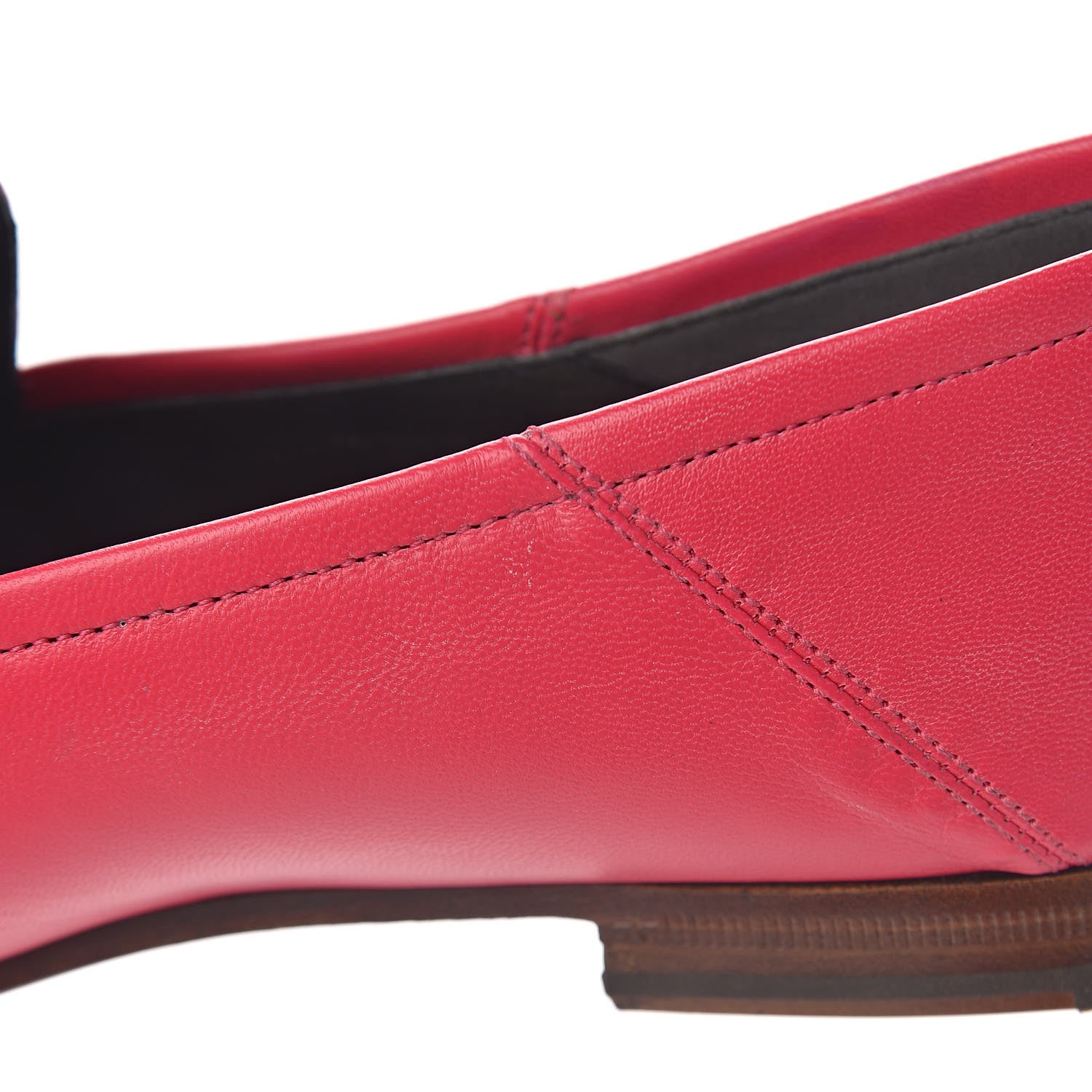 Gucci Lambskin Womens Brixton Horsebit Loafers 39.5 Hot Pink 10 of 12